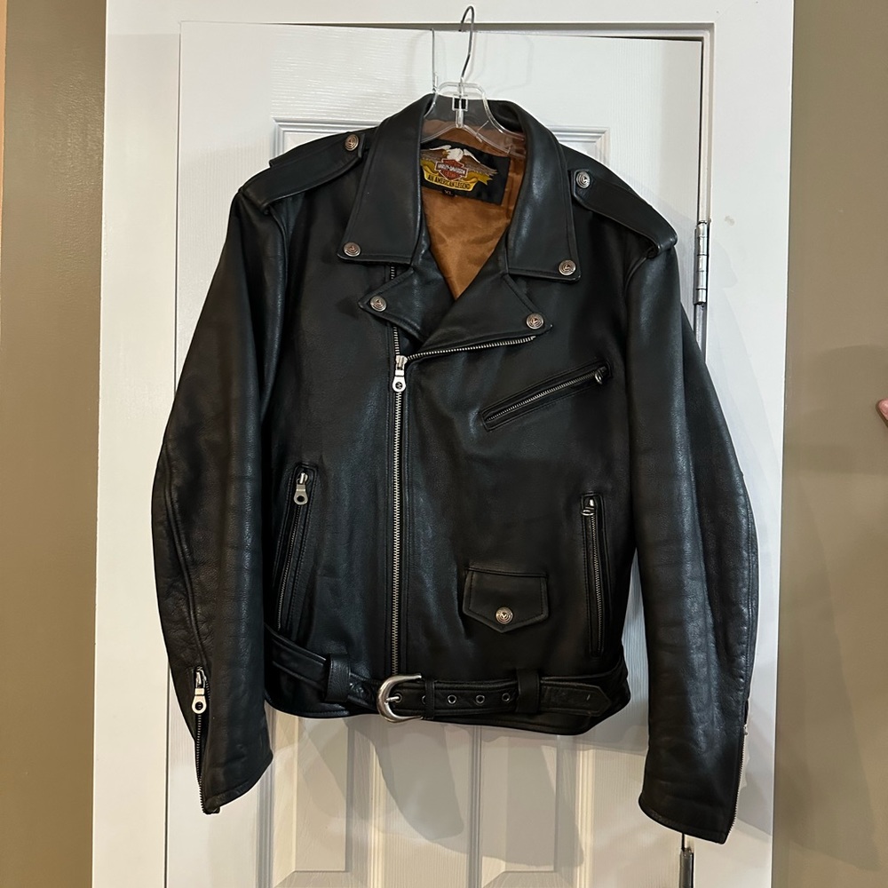 Vintage men’s Harley Davidson, motorcycle jacket size XL